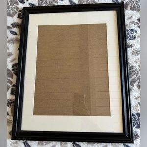 20” x 16”  Black Wooden Picture Frame.